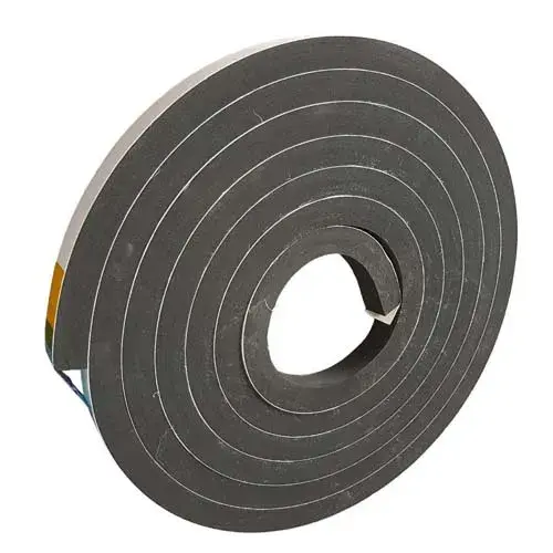 Adhesive Sponge Rubber Neoprene Tape  2mm x   9mm x 25 Metres (#6102)