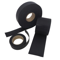 Nitrile Rubber Strip 3mm Thick x  25mm Wide, Black (Per Metre)