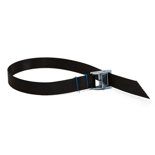 Cam Buckle Straps, Black,Polyester - 400mm Long (0.4mtrs)