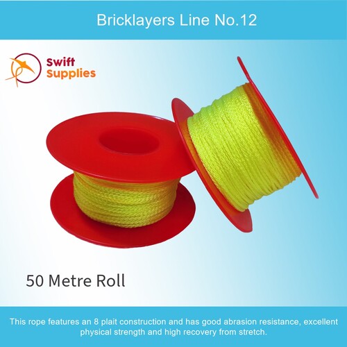 Bricklayers Line - No.12 - Lime - 50 Metre Roll