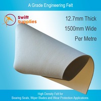 A Grade Engineering Felt - 12.7mm Thick x 1500mm Wide (Per Metre)