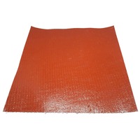 Silicone Coated Fibreglass Cloth, Red - 3mm Thick x 1500mm Wide (Per Metre)