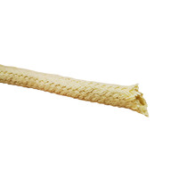 Aramid Braided Sleeving -  10mm ID with 1.5mm Thick Wall, Per Metre