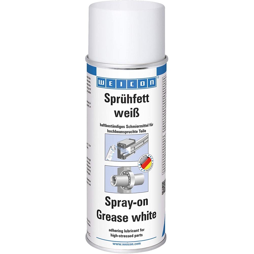 Spray-On Grease White, Universal Sprayable Grease - 400ml