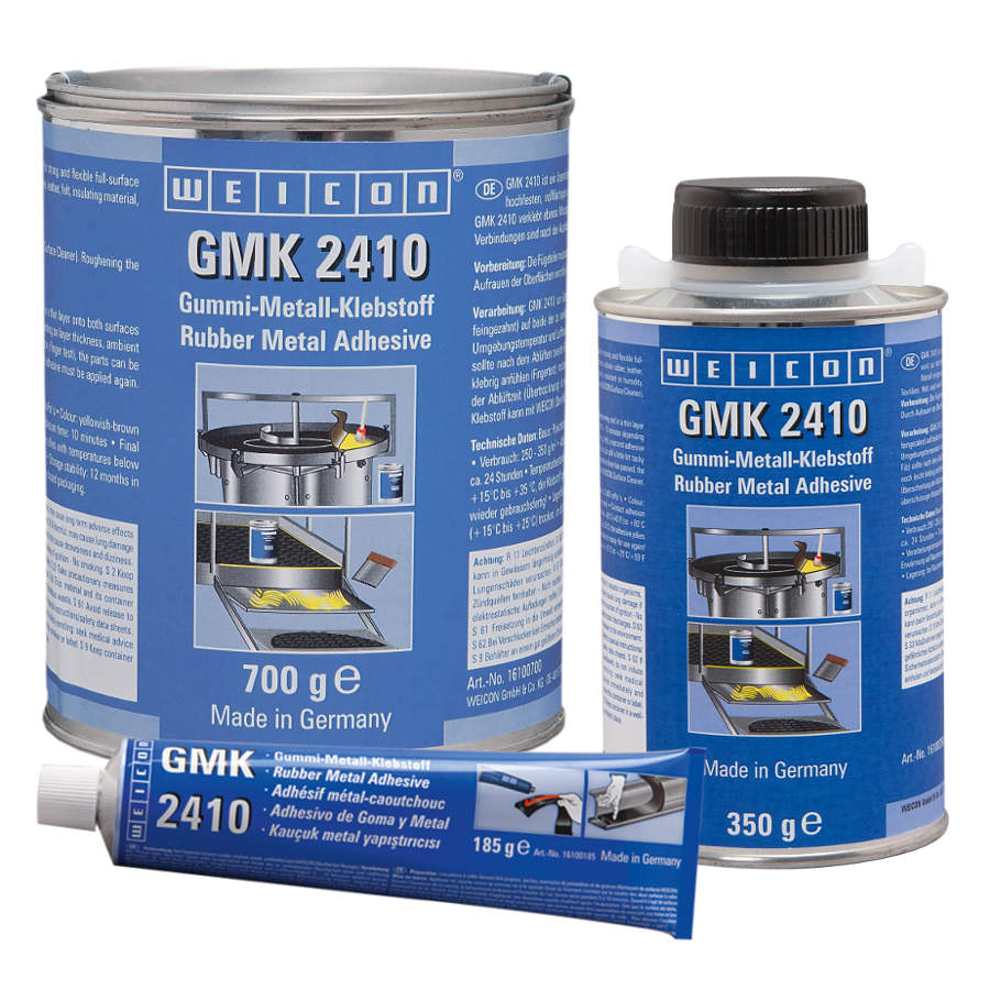 New Adhesive For Bonding Rubber to Metal: GMK 2410 Rubber Metal Contact  Adhesive