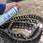 Parts and Assembly Cleaner Used to Clean an Oily Chain