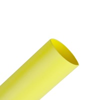 Heat Shrink Tube, Yellow, 1200mm Long Lengths