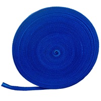 Silicone Coated Fibreglass Fabric Tape Blue - 6.4mm Thick x 5 Metre Rolls